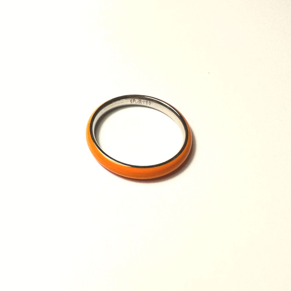 Sploted Colour Enamel Rings