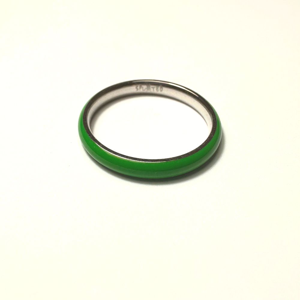 Sploted Colour Enamel Rings