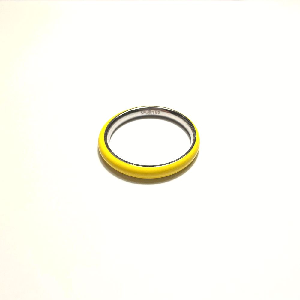 Sploted Colour Enamel Rings